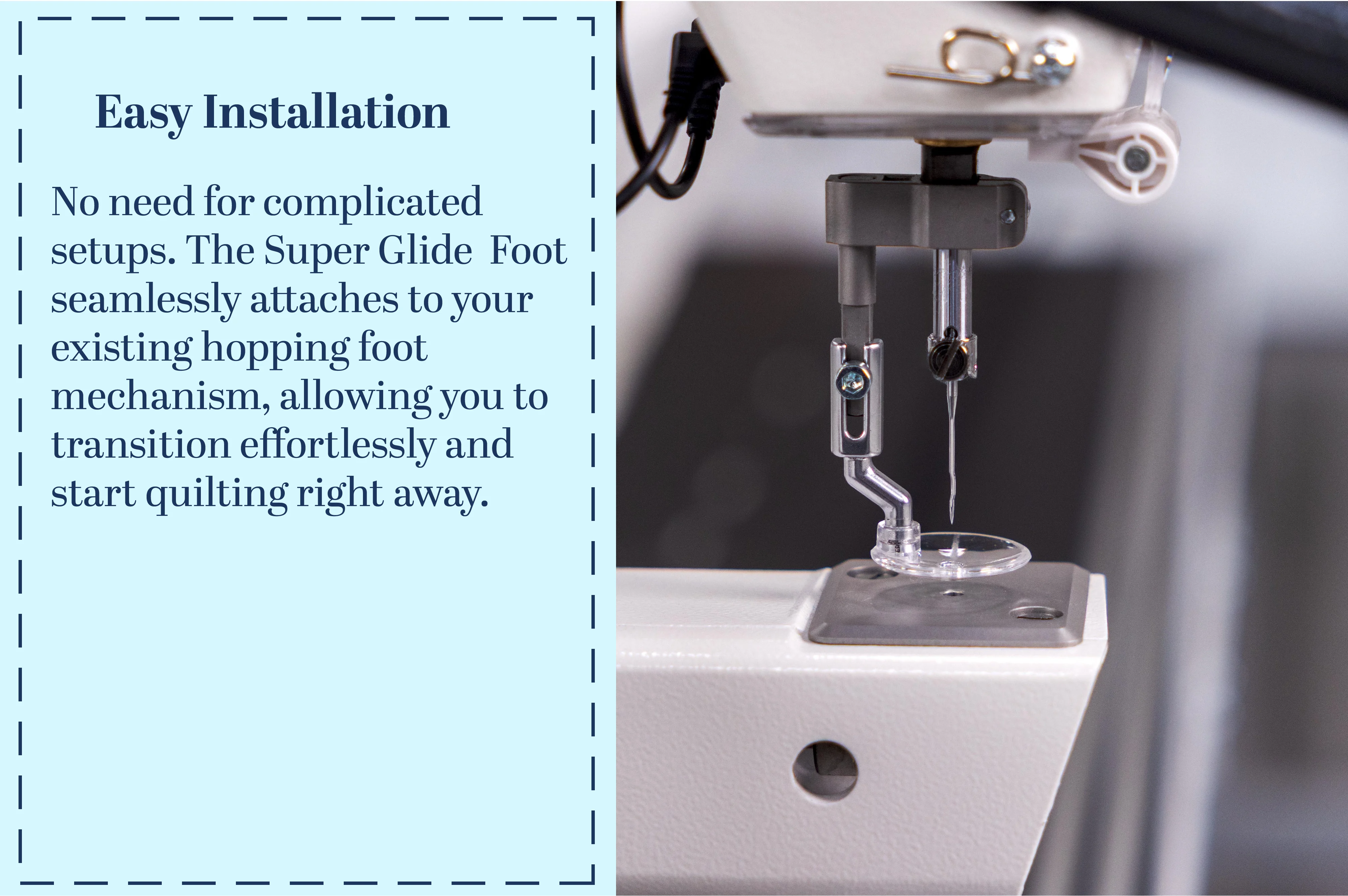 Grace Company Super Glide Foot 19258 Easy Installation