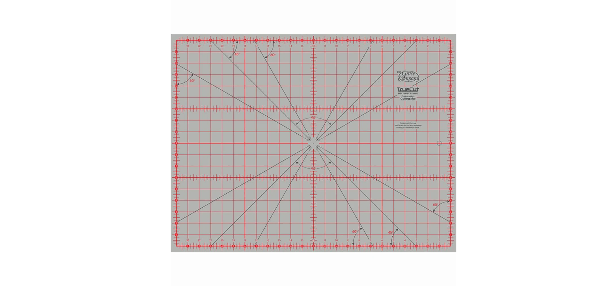 Grace Company TrueCut 18x24" Dual Sided Self Healing Cutting Mat 21021
