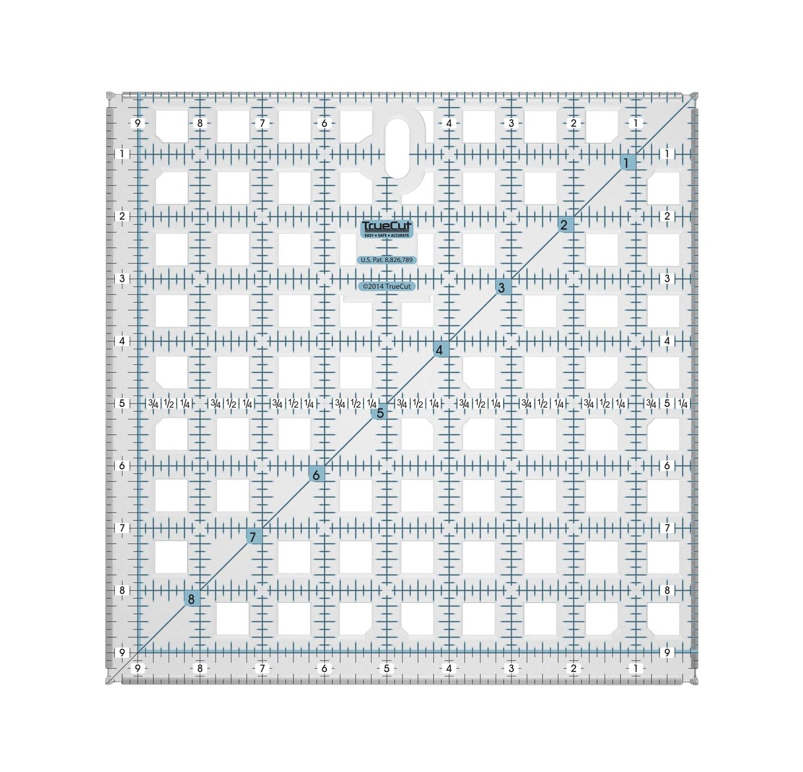 Grace Company TrueCut 9.5" Square Quilting Ruler 21562