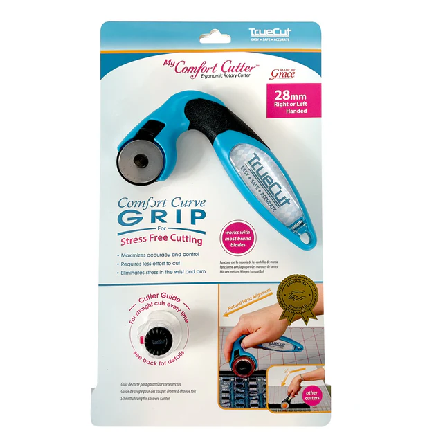 Grace Company TrueCut My Comfort Cutter 28mm Ergonomic Rotary Cutter 21001