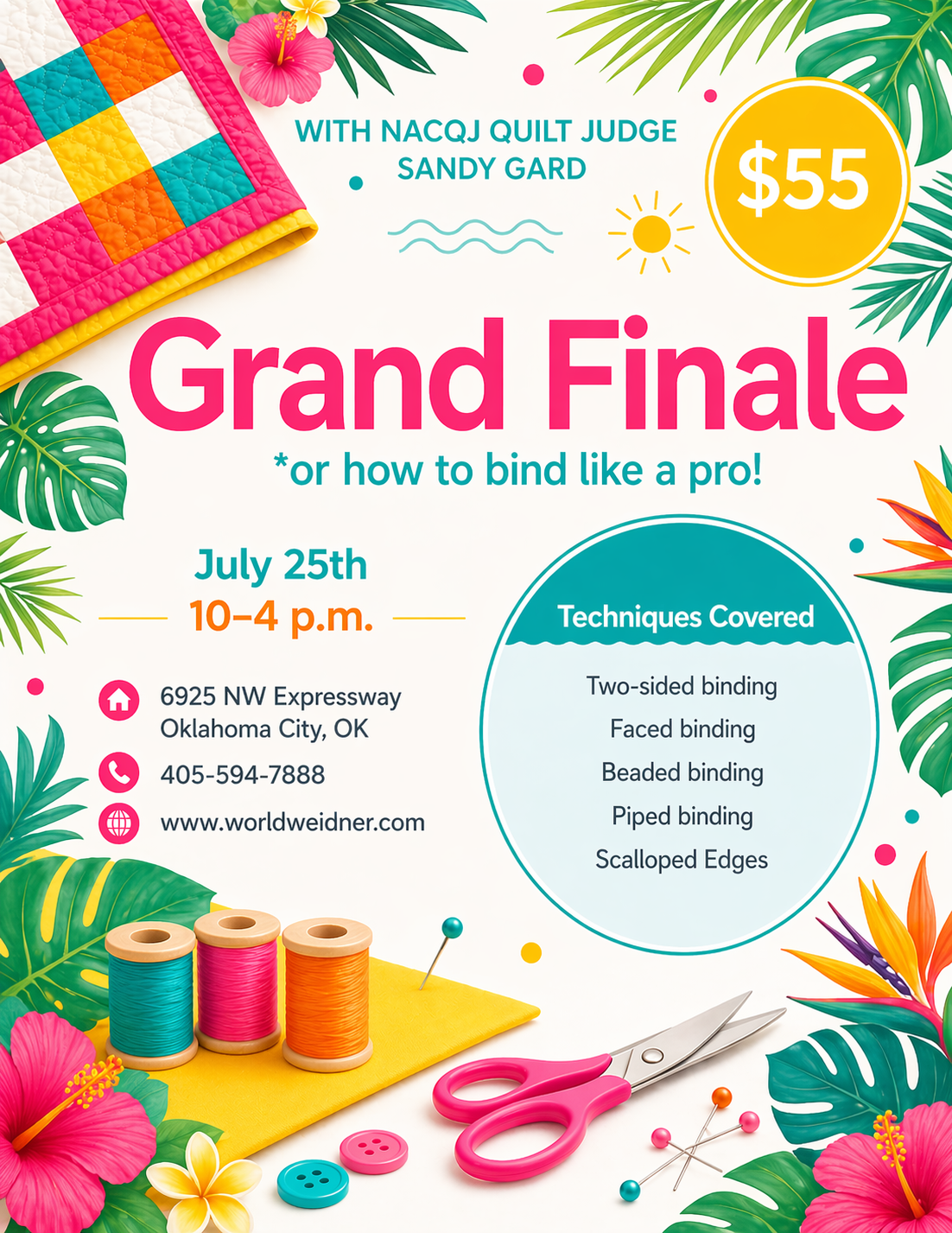 Grand Finale or How to Bind Like a Pro! Class 7/25
