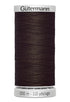 Spool of Gutermann thread on a white background