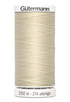 Spool of Gutermann thread on a white background