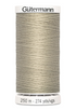 Spool of Gutermann thread on a white background