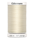 Spool of Gutermann thread on a white background