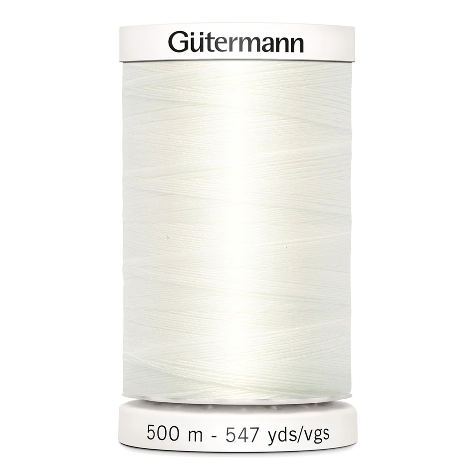 Gutermann thread spool on a white background