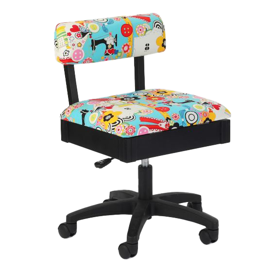 Arrow Sewing Height Adjustable Hydraulic Sewing Chair Sew Wow! H6880 for Sale at World Weidner