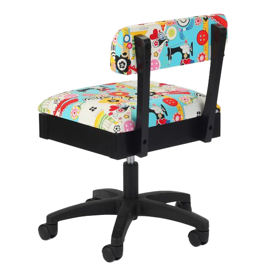 Arrow Sewing Height Adjustable Hydraulic Sewing Chair Sew Wow! H6880 for Sale at World Weidner