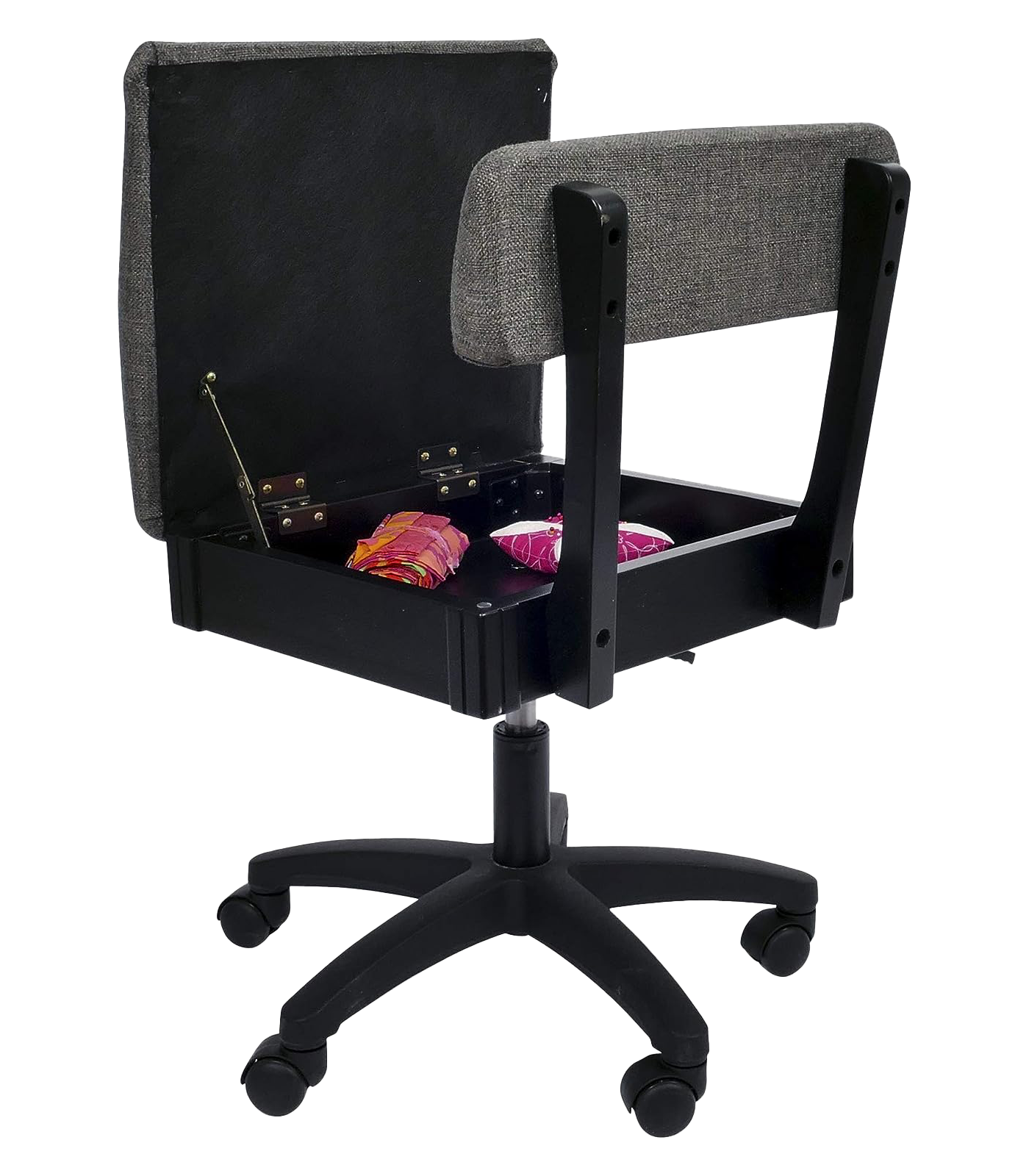 Arrow Sewing Height Adjustable Hydraulic Sewing Chair H8123 Lady Gray for Sale at World Weidner