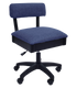 Arrow Sewing Height Adjustable Hydraulic Sewing Chair H8130 Duchess Blue for Sale at World Weidner