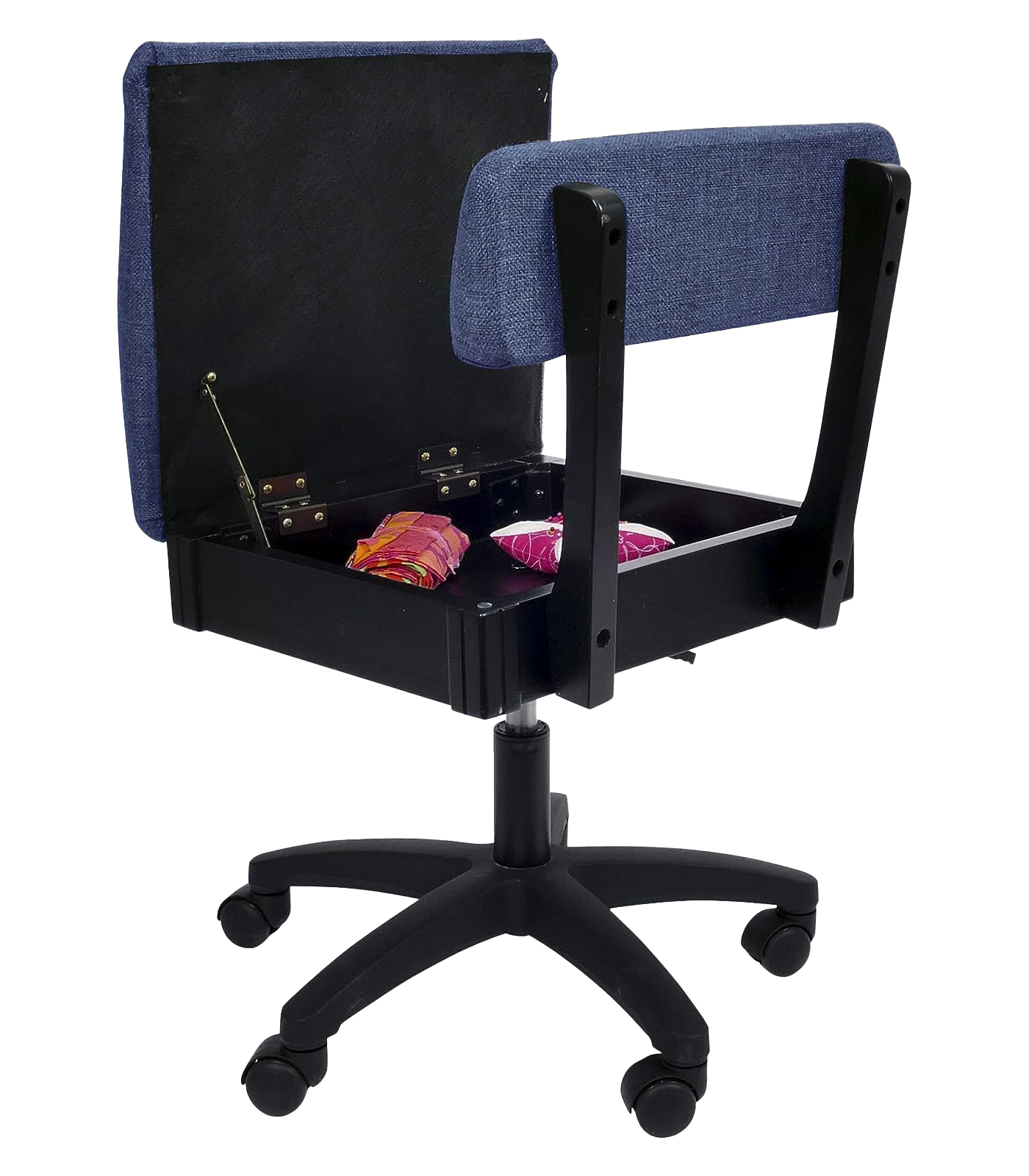 Arrow Sewing Height Adjustable Hydraulic Sewing Chair H8130 Duchess Blue for Sale at World Weidner