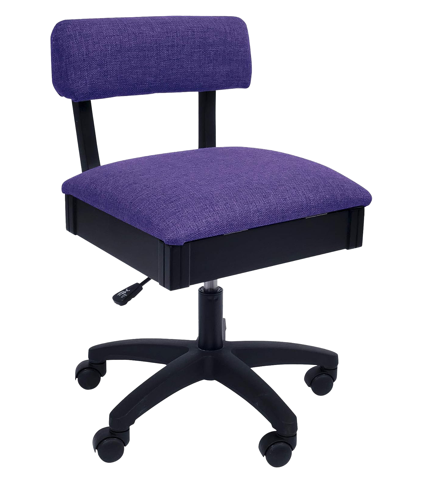 Arrow Sewing Height Adjustable Hydraulic Sewing Chair H160 Royal Purple for Sale at World Weidner
