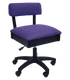 Arrow Sewing Height Adjustable Hydraulic Sewing Chair H160 Royal Purple for Sale at World Weidner