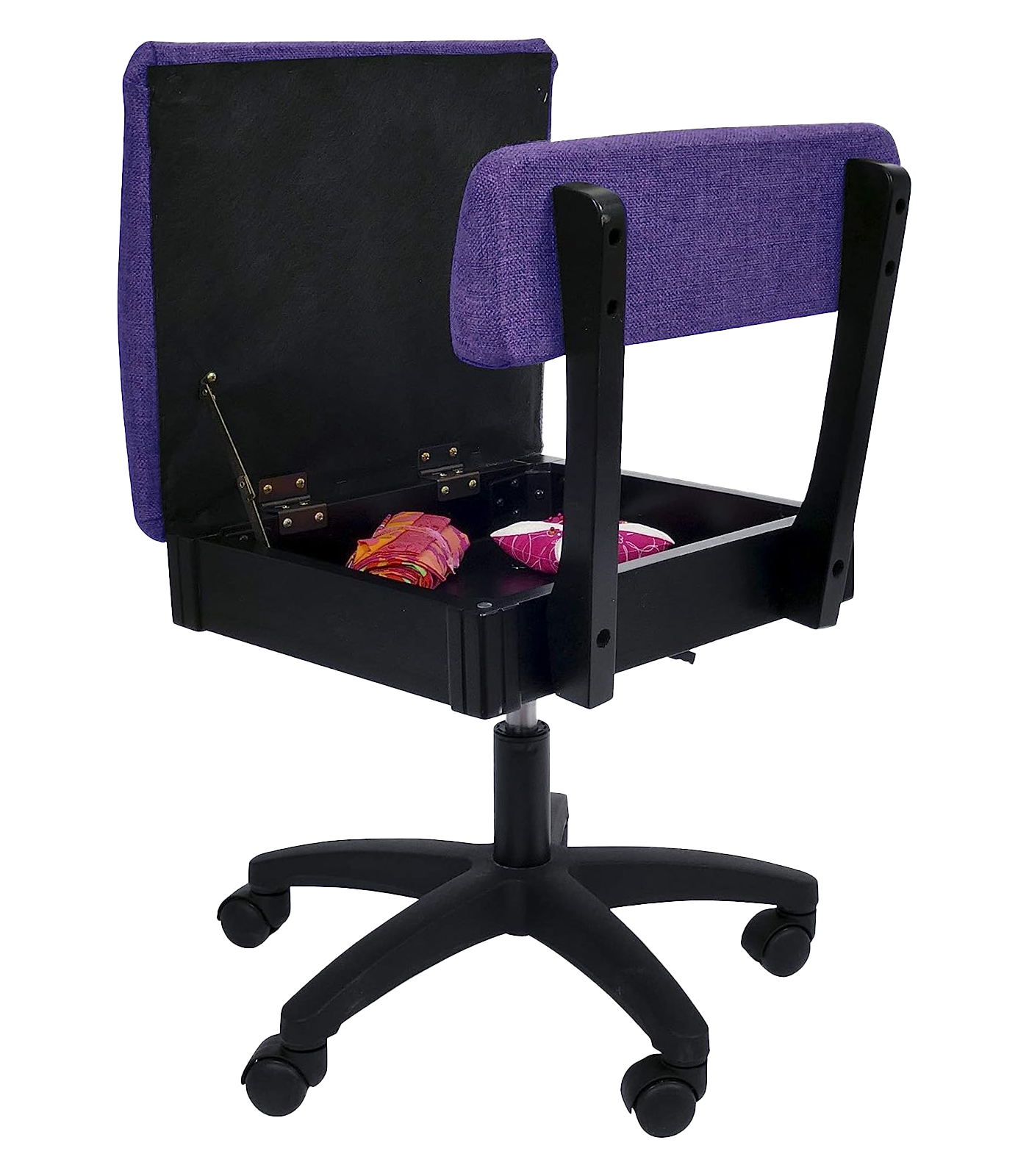 Arrow Sewing Height Adjustable Hydraulic Sewing Chair H160 Royal Purple for Sale at World Weidner