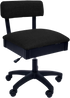 Arrow Sewing Height Adjustable Hydraulic Sewing Chair H170 Baroness Black for Sale at World Weidner