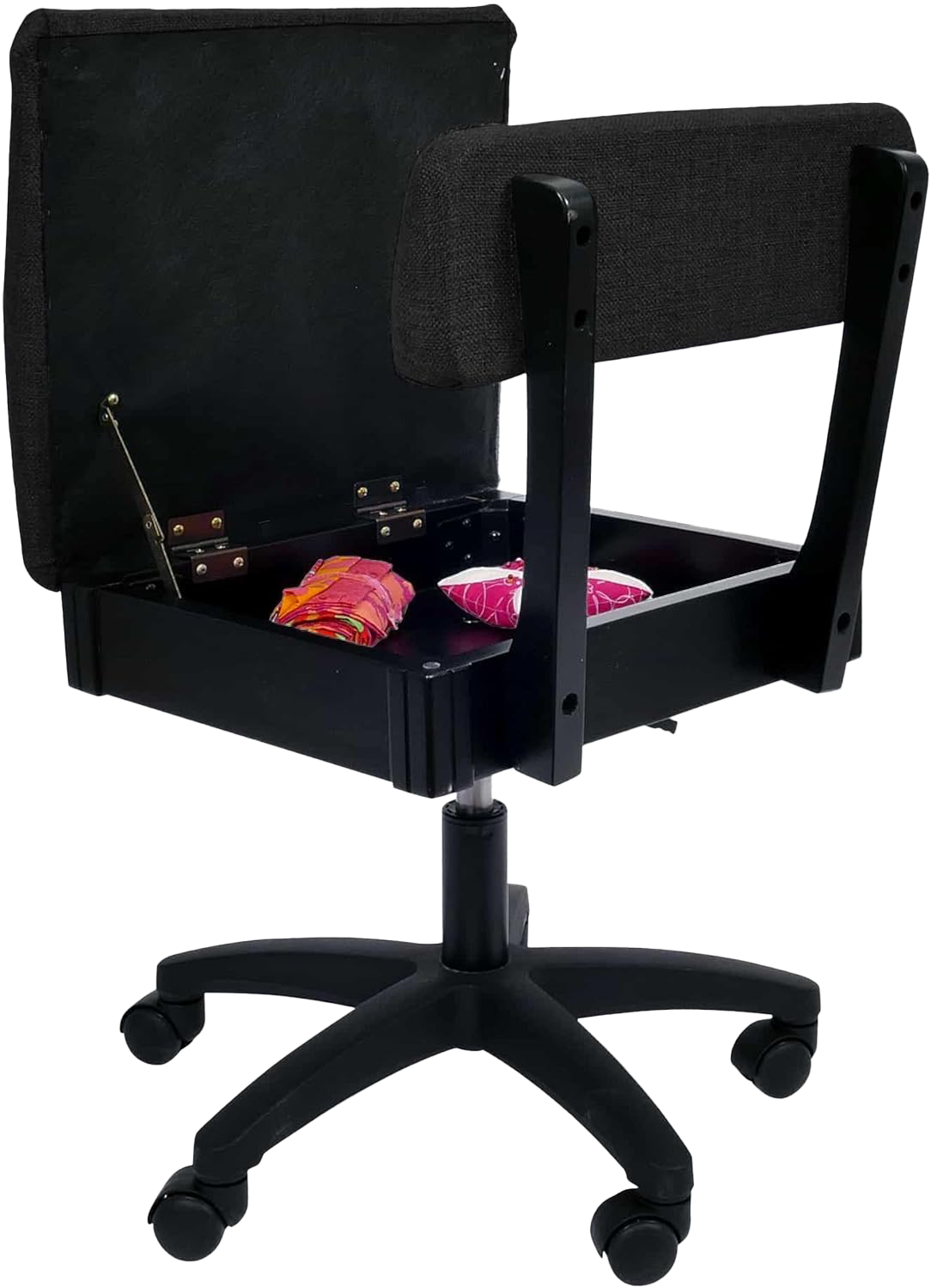Arrow Sewing Height Adjustable Hydraulic Sewing Chair H170 Baroness Black for Sale at World Weidner