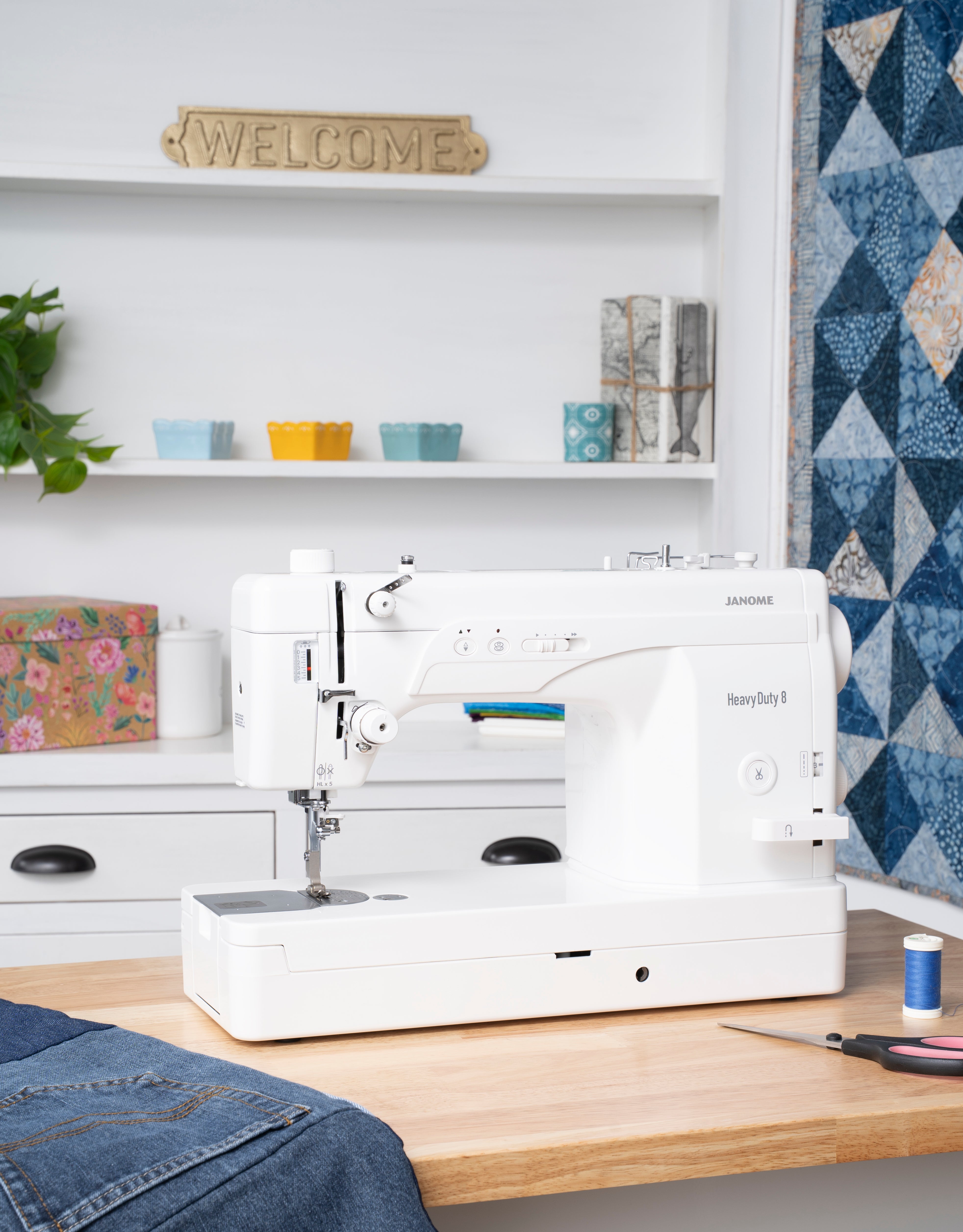 Janome HD8 High Speed Straight Stitch Sewing Machine