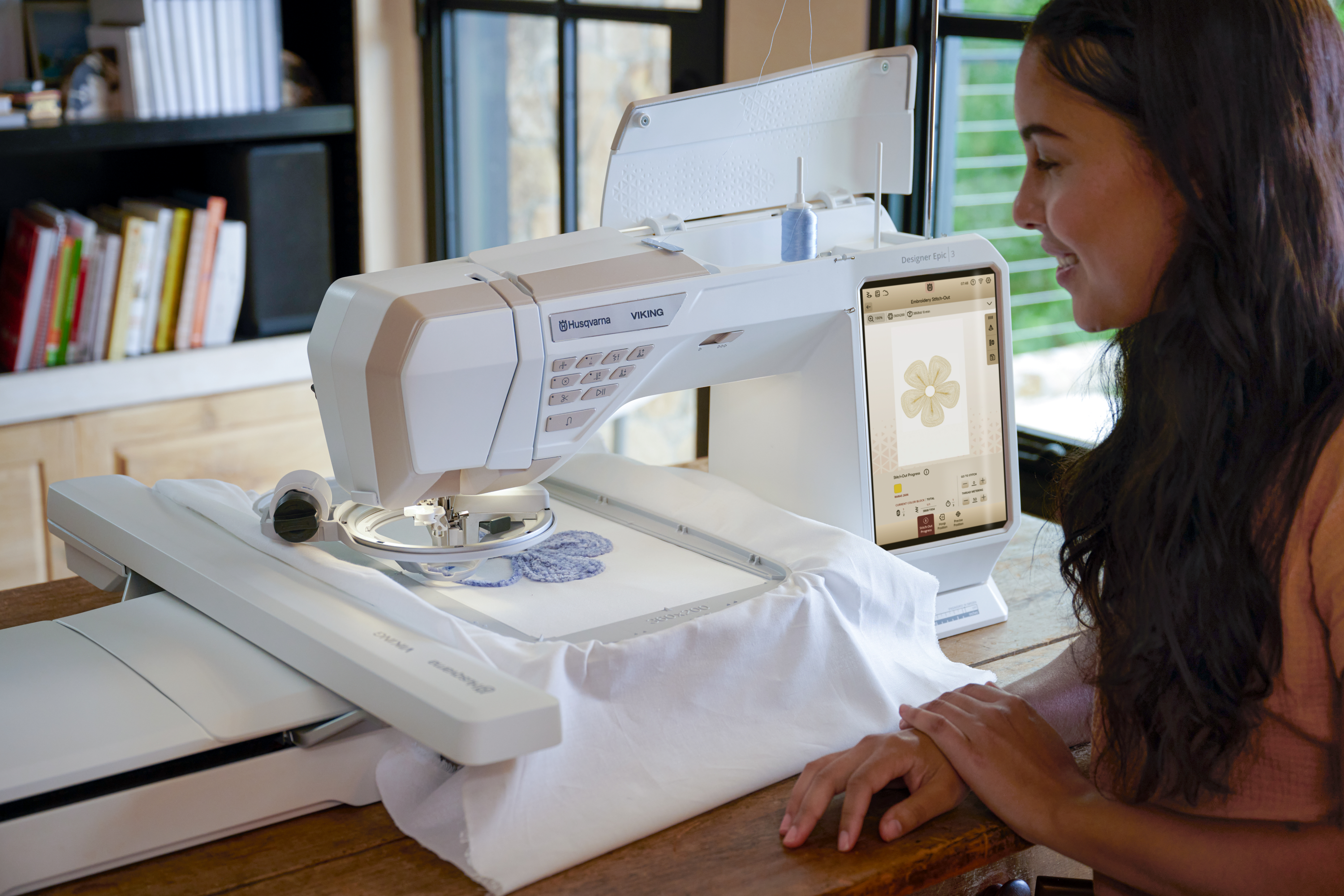 Husqvarna Viking Designer Epic 3 Sewing and Embroidery Machine