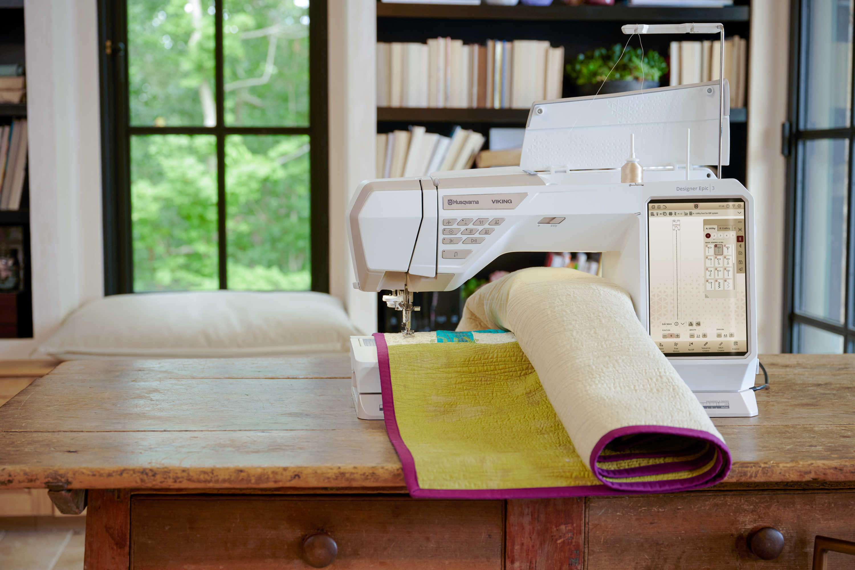 Husqvarna Viking Designer Epic 3 Sewing and Embroidery Machine