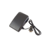 A black foot pedal with an attached black cable and connector, photographed on a plain white background.