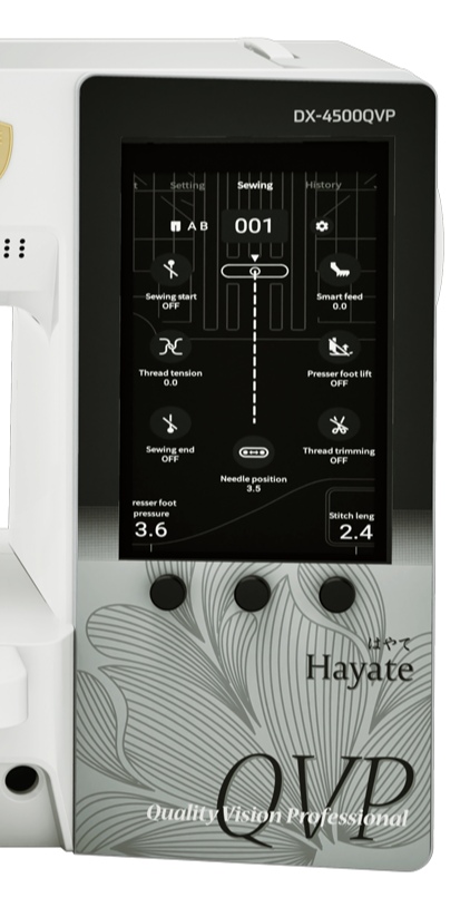 JUKI Hayate DX-4500QVP Sewing and Quilting Machine with Bonus
