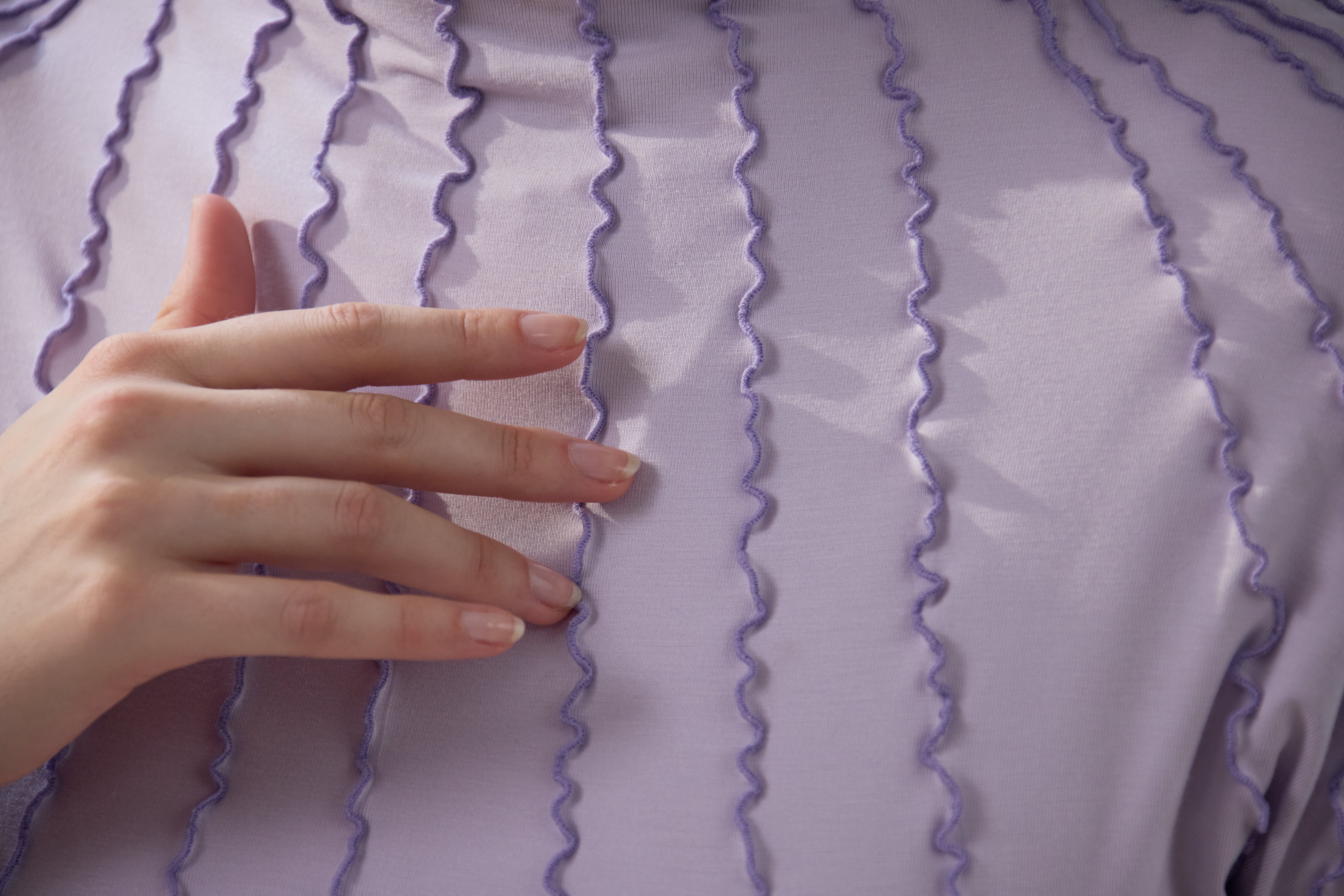 Husqvarna Viking Amber S|300 OverLock Serger Machine Stitch Example