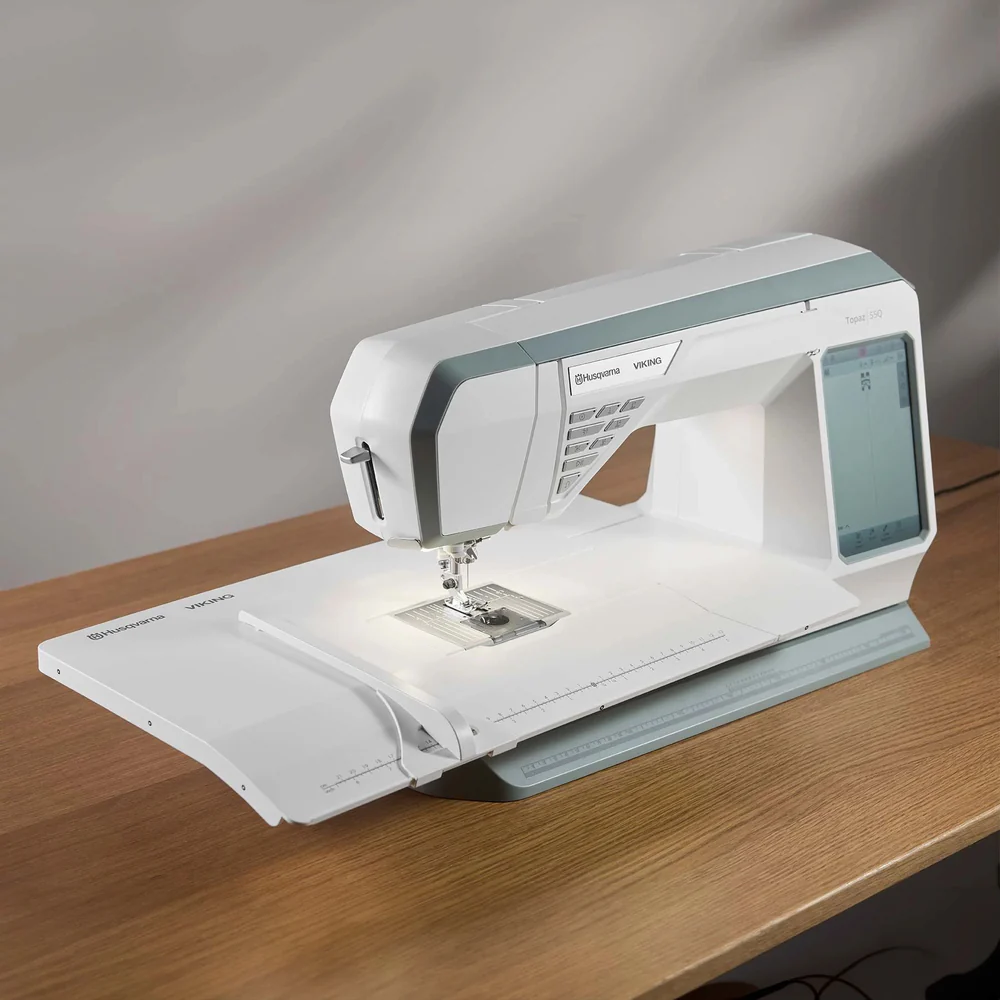 Husqvarna Viking Extension Table with Adjustable Guide for Designer Topaz 65/Topaz 55Q 920840096