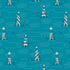 Fabric Art Gallery Teal Seaside Signal Island Life by the Quarter Yard ISL-35505