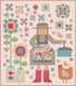 It's Sew Emma Lori Holt The Quilted Farm Girl Quilt Pattern P051-ISE-317