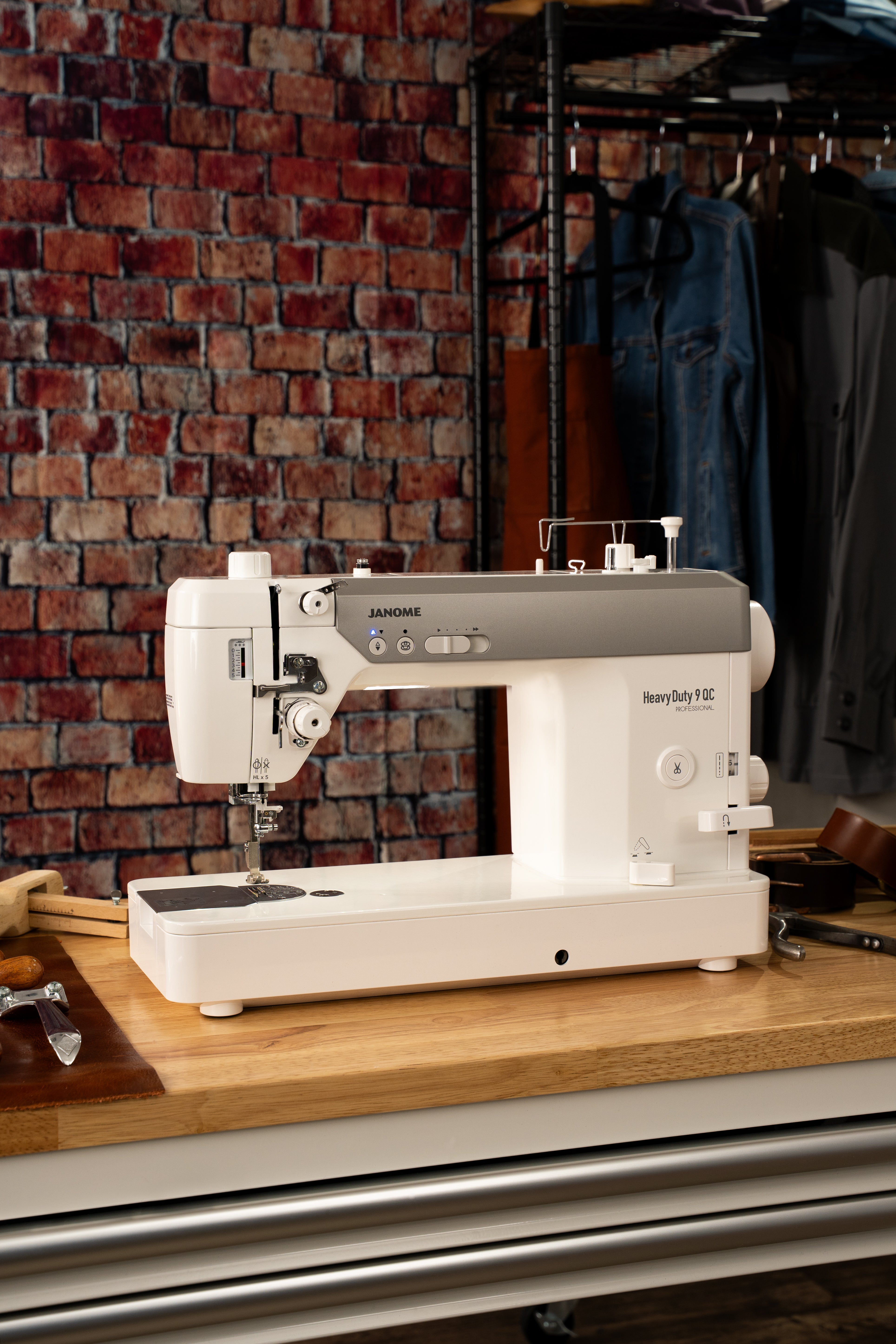 Janome HD9QC Professional High Speed Straight Stitch Sewing and Quilting Machine