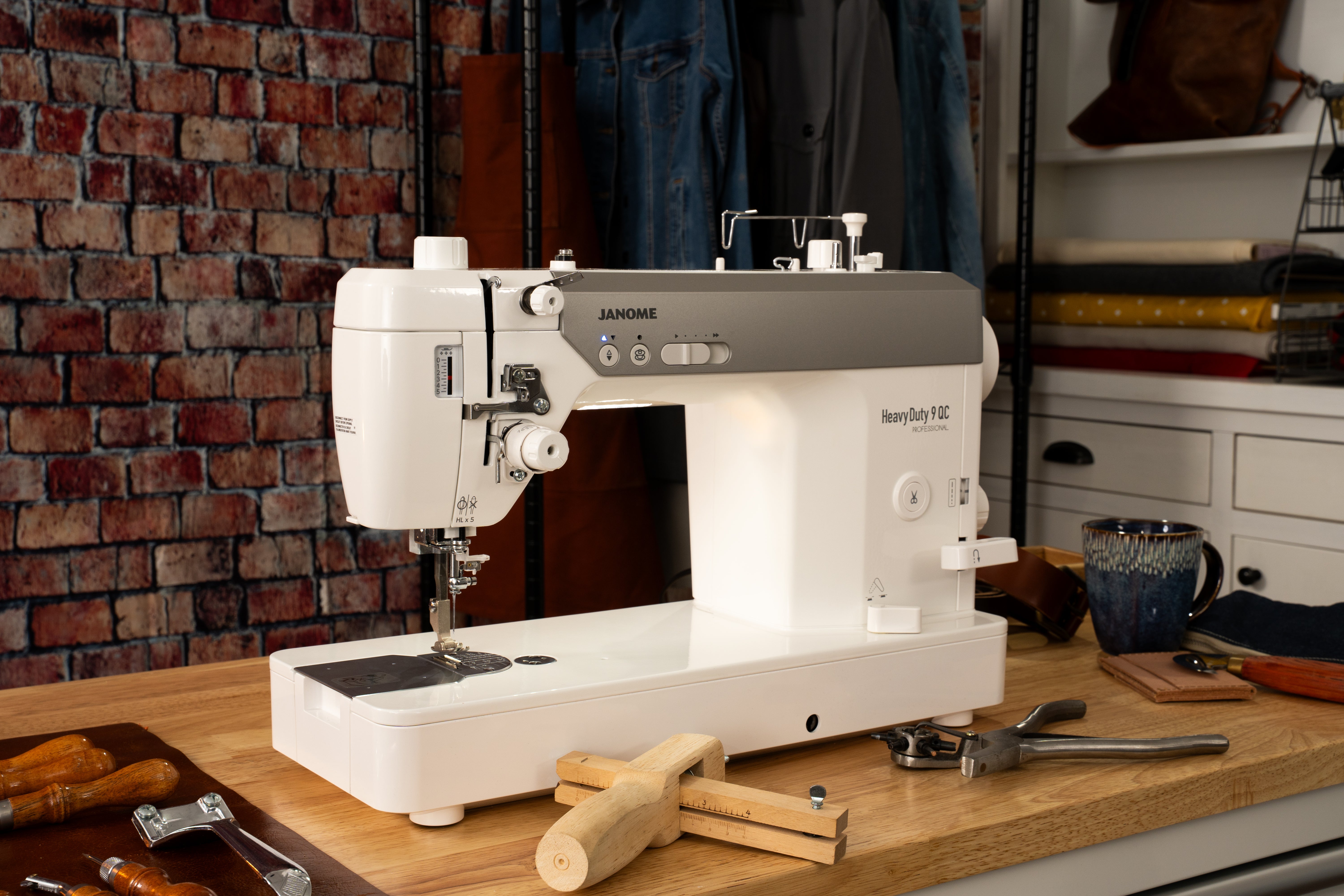 Janome HD9QC Professional High Speed Straight Stitch Sewing and Quilting Machine