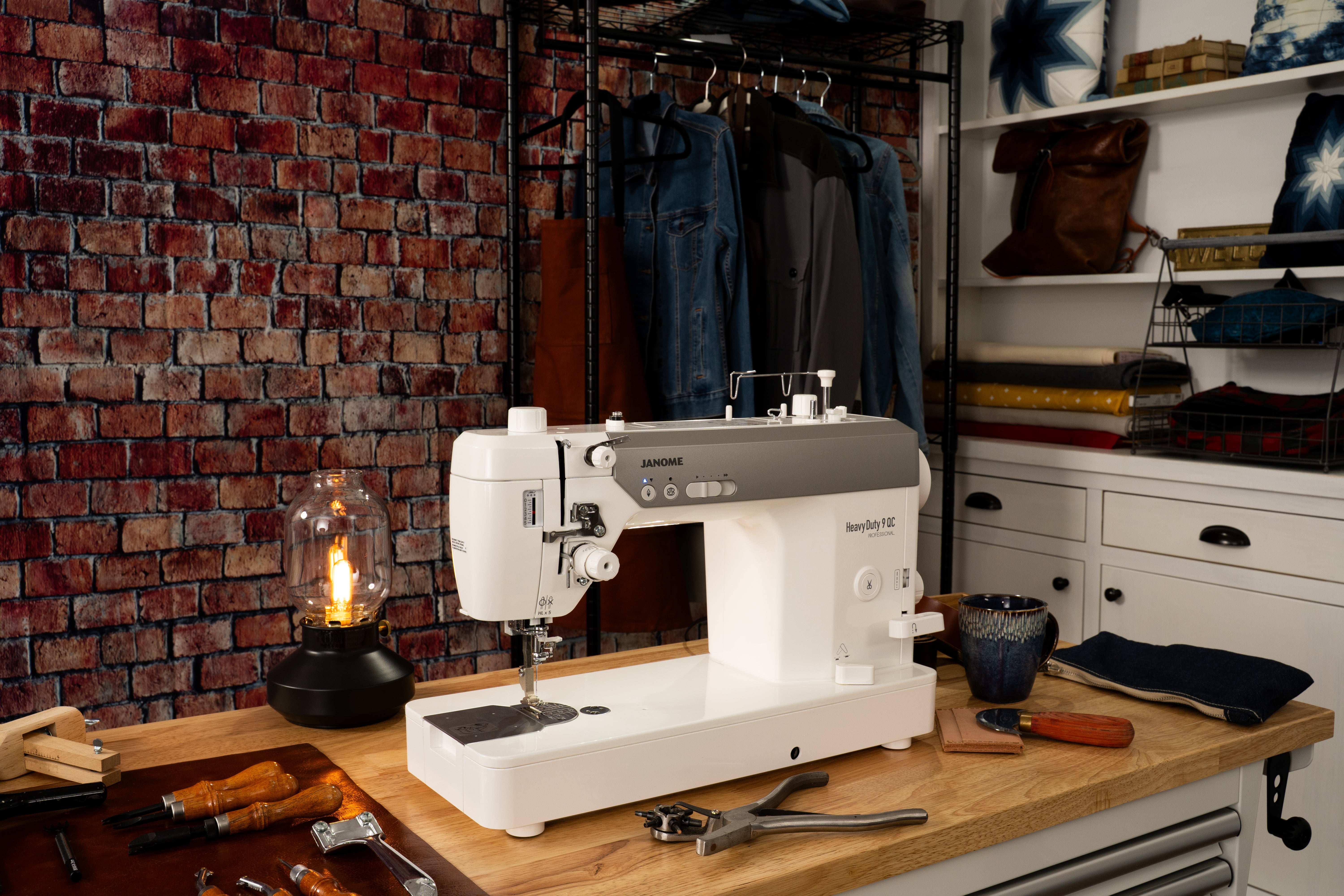 Janome HD9QC Professional High Speed Straight Stitch Sewing and Quilting Machine