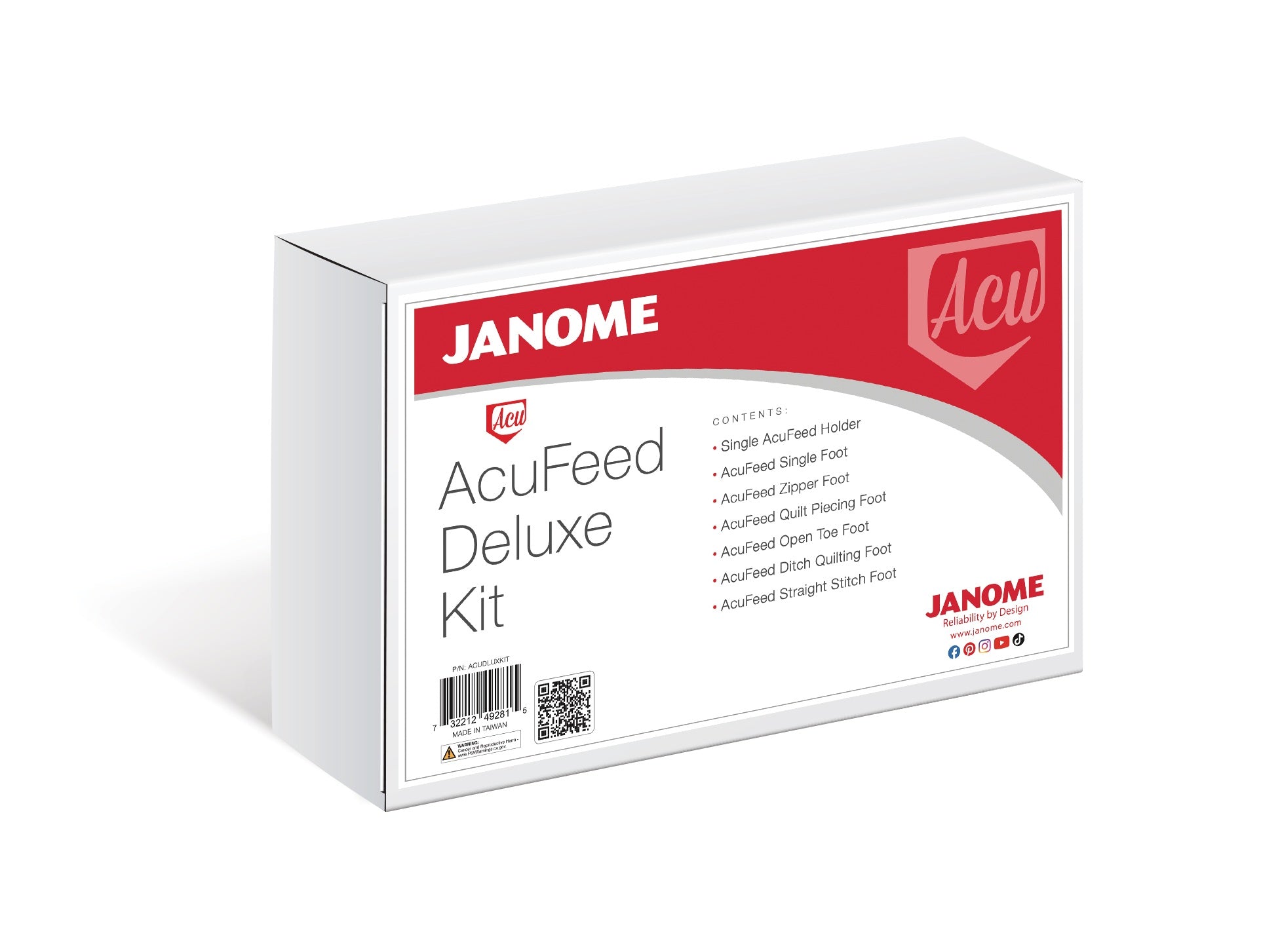 Janome AcuFeed Deluxe Accessory Kit ACUDLUXKIT