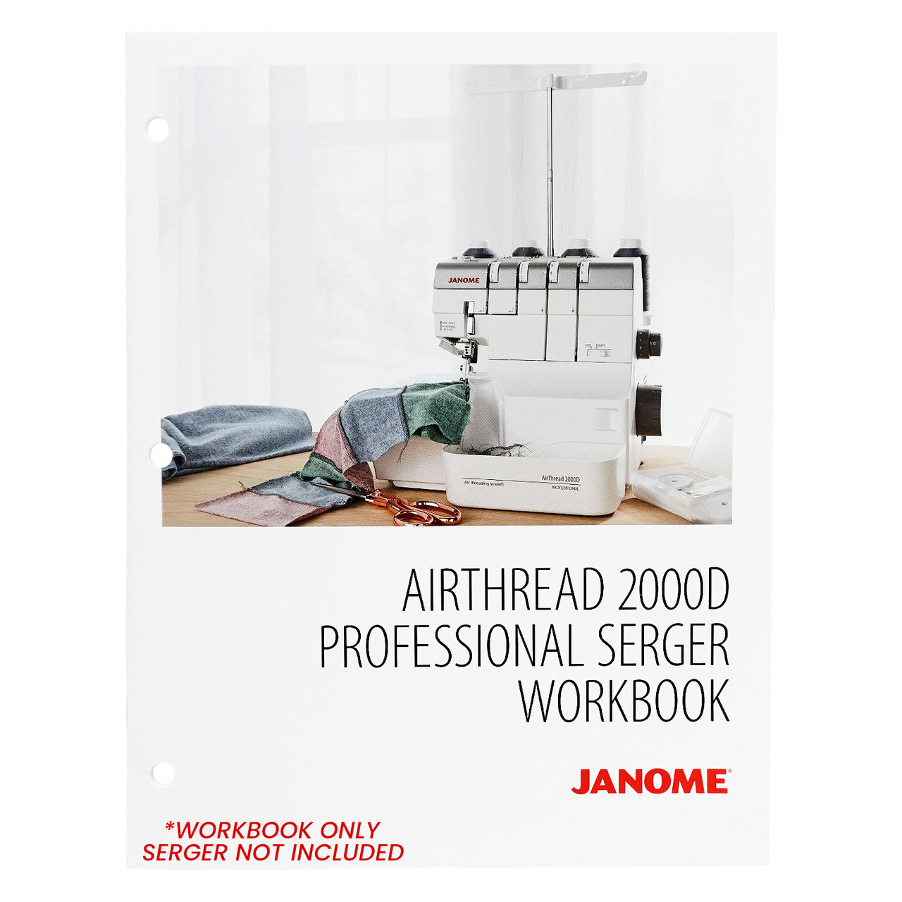 Janome Air Thread AT2000D Professional Serger Workbook WBAT2000D