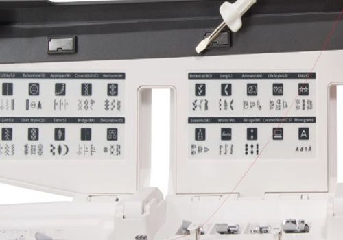 Janome Continental M17 Sewing and Embroidery Machine Easy Open Top Cover with Magnetic Storage