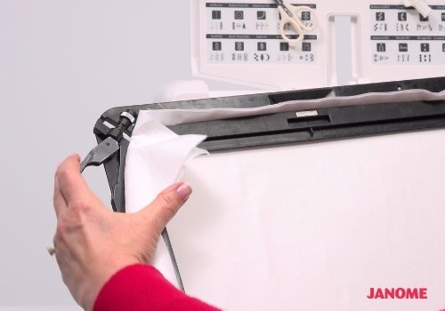 Janome Continental M17 Sewing and Embroidery Machine Easy Tightening Lever