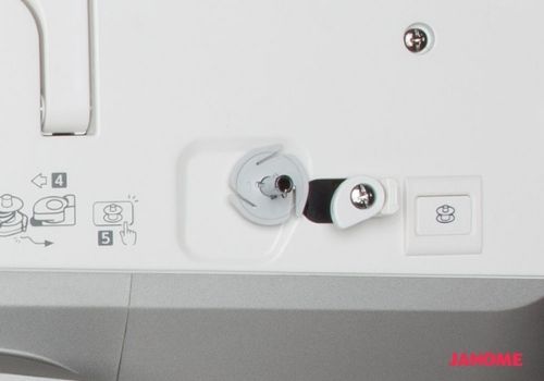 Janome Continental M17 Sewing and Embroidery Machine Independent Bobbin Winding Motor