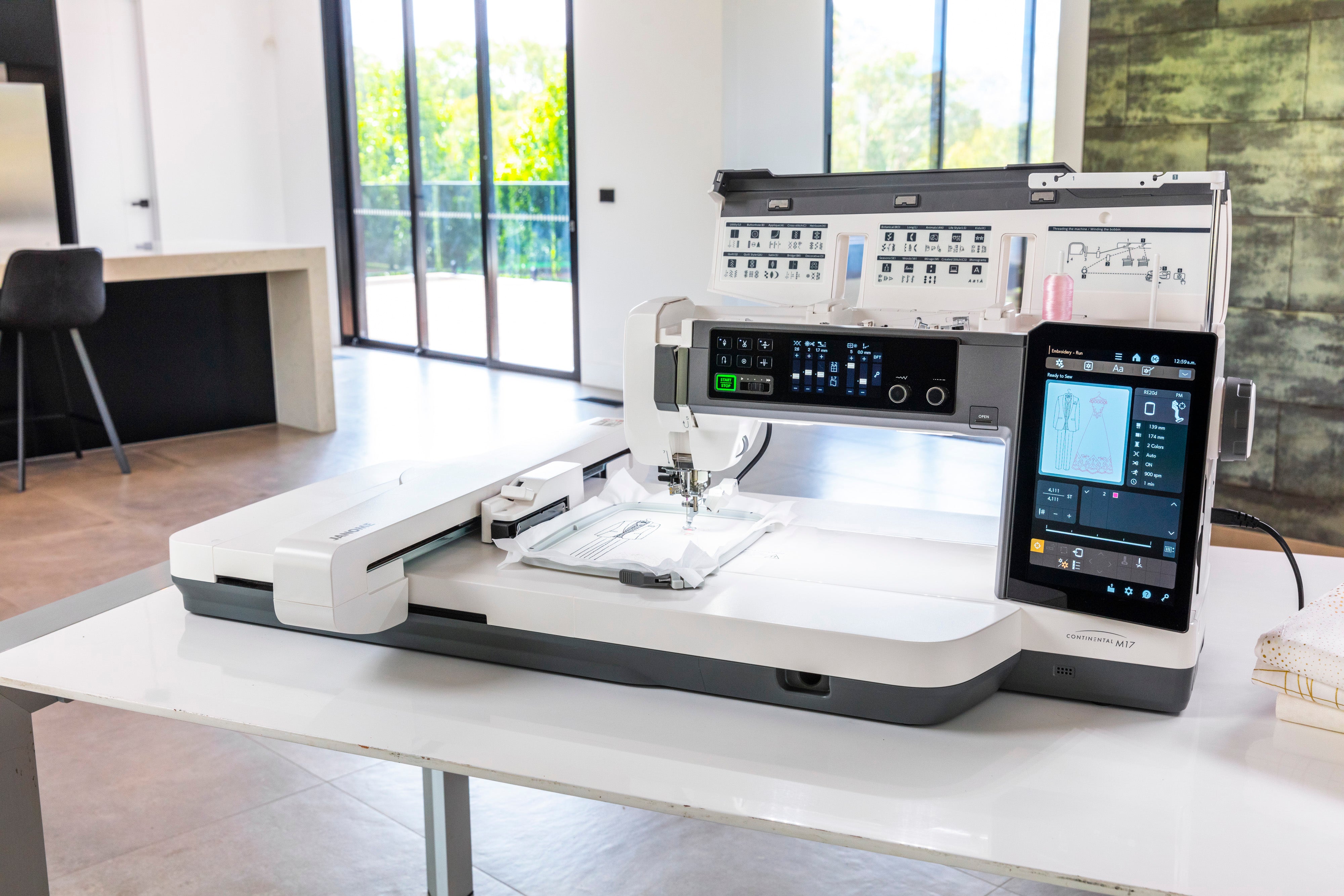 Janome Continental M17 Sewing and Embroidery Machine