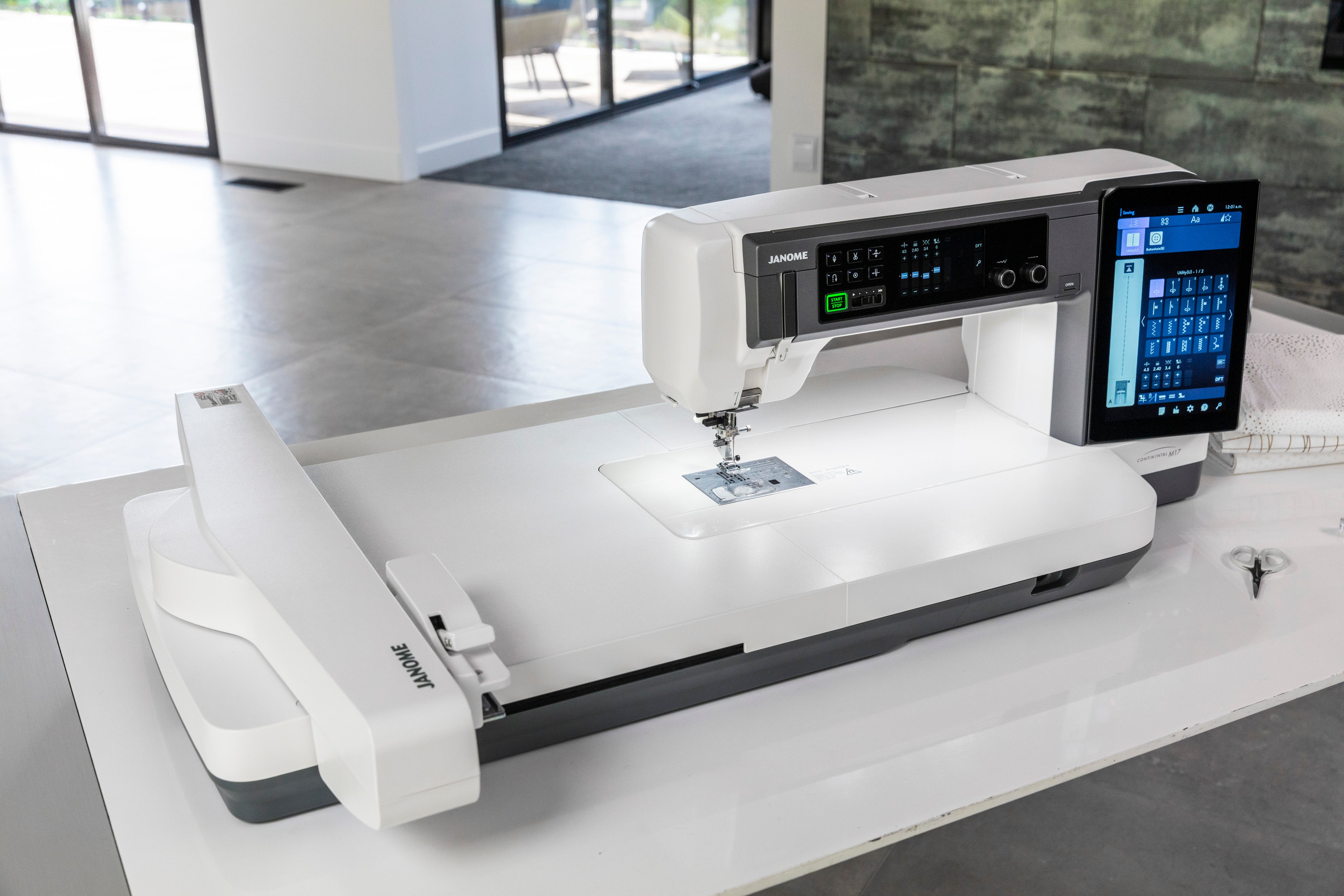 Janome Continental M17 Sewing and Embroidery Machine