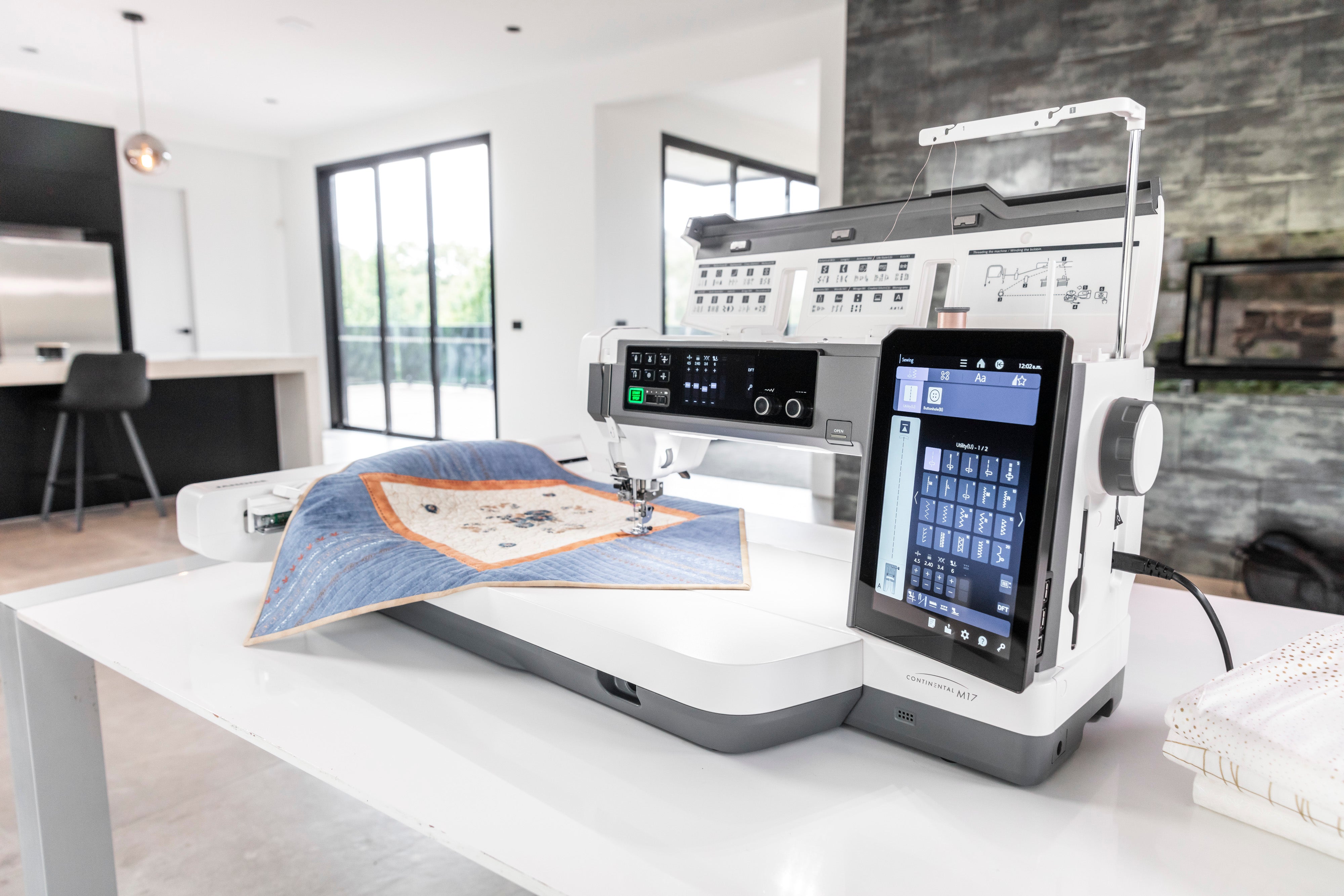 Janome Continental M17 Sewing and Embroidery Machine