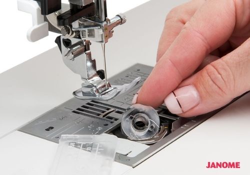 Janome Continental M17 Sewing and Embroidery Machine Optical Bobbin Sensor