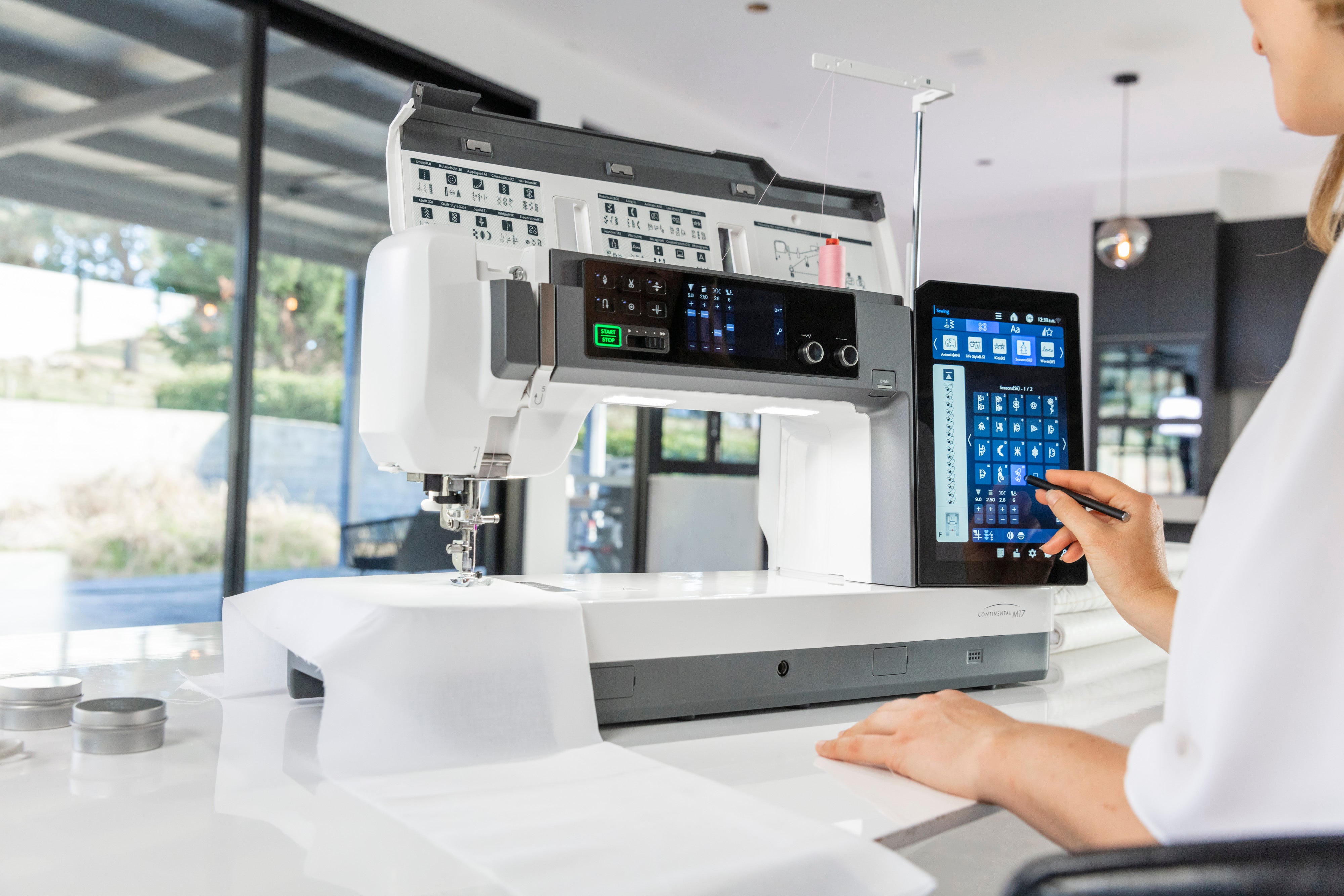 Janome Continental M17 Sewing and Embroidery Machine