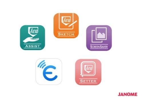 Janome Continental M17 Sewing and Embroidery Machine Wireless Capabilities