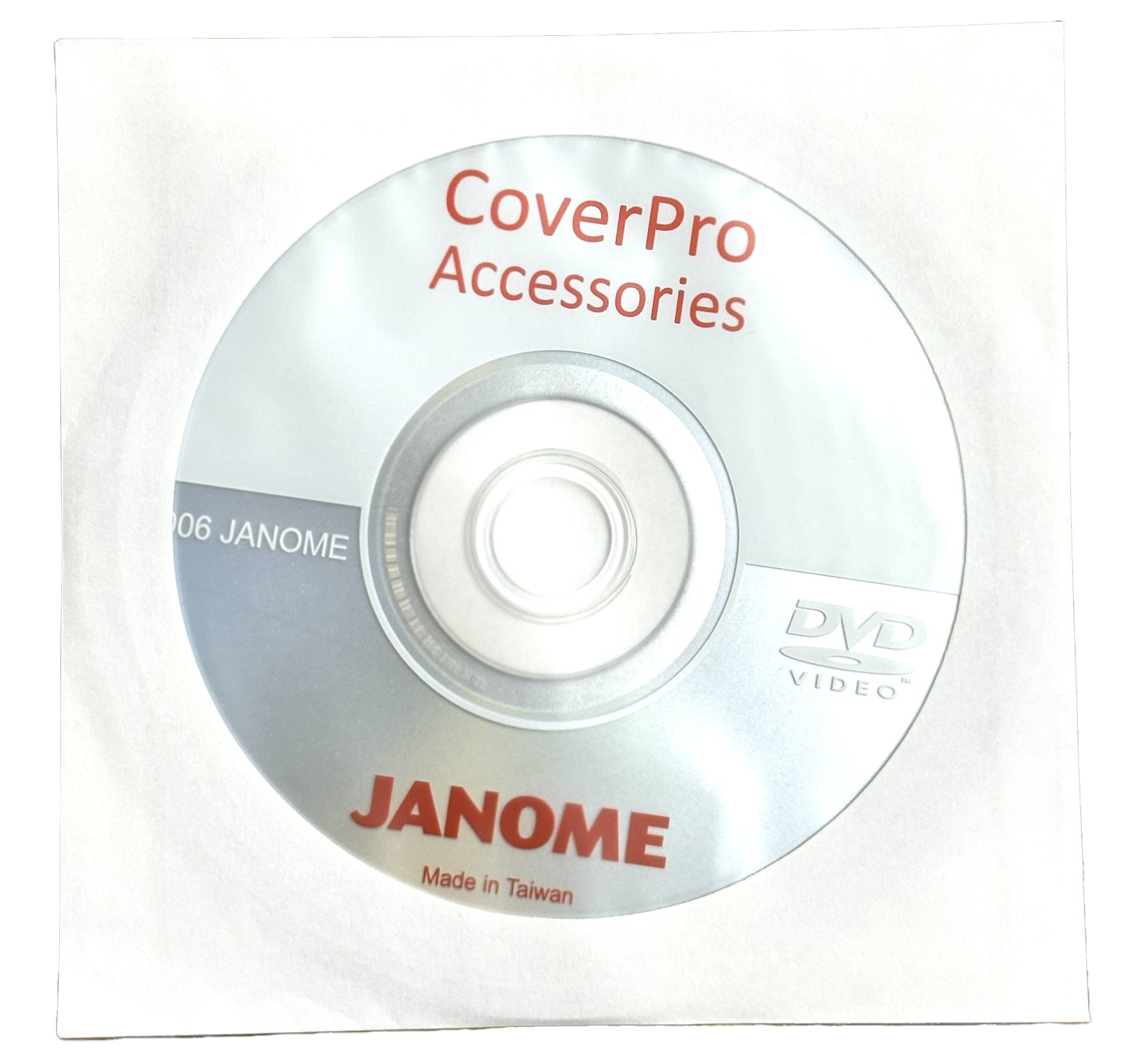 Janome CoverPro Accessory Instructional DVD
