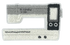 Embroidered patch of a sewing machine on a white background