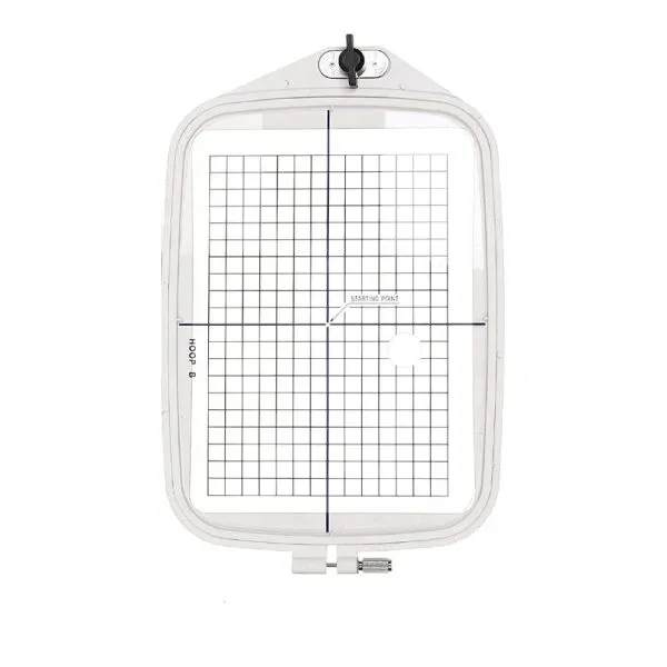 Grid screen with a white border on a white background