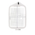 Grid screen with a white border on a white background