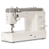 Janome Heavy Duty 9 sewing machine in white and gray, shown from a three-quarter angle on a clean white background.