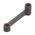 A small gray plastic mechanical or electronic component with two cylindrical threaded ends connected by a straight shaft, shown on a plain white background.