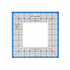 June Tailor Get Squared 8.5" Outer / 4.5" Inner Quilting Ruler JT-743